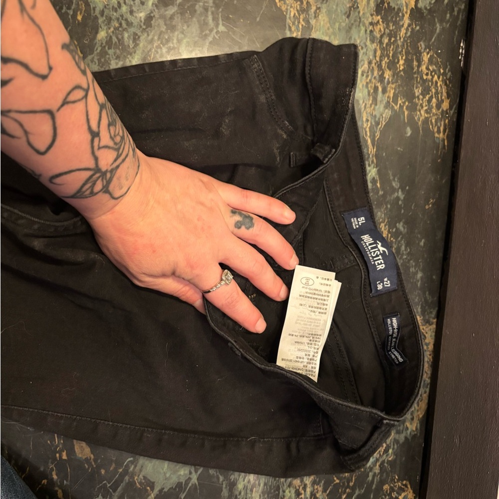 Hollister Men's Slim Black Jeans